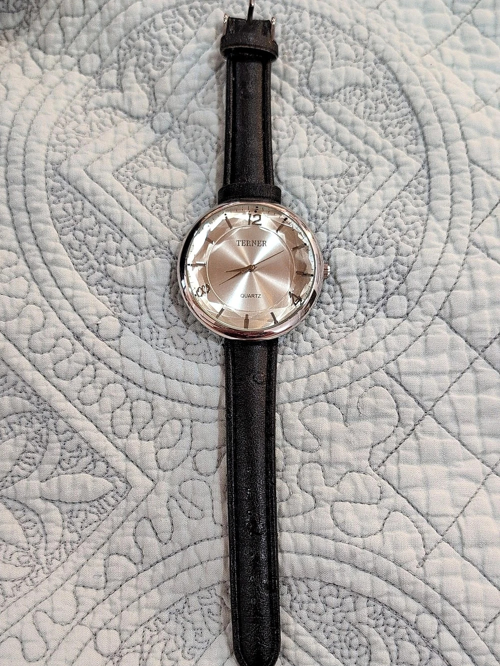 TERNER Quartz Watch Black Silver